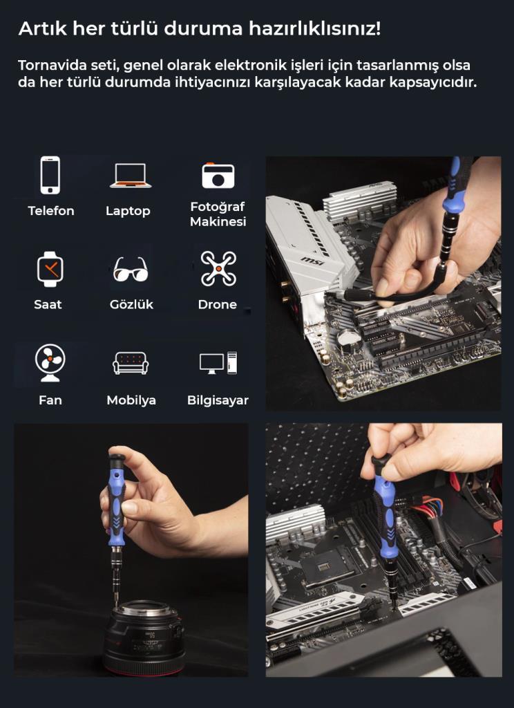 Olinman 115in1 Tornavida Seti